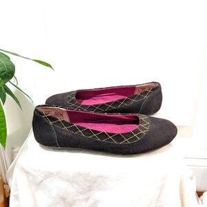 Lands'end suede flats